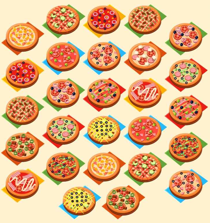 which pizza does not have a match